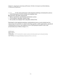 Journalism Chapter 3 1&nbsp;Company A has hired company B to take care of its advertising needs. All company A has to do is provide its products and funds to company B to execute its advertising requirements
