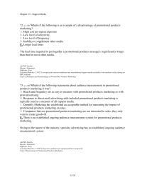 Journalism Chapter 13 3 Which support medium should be employed if the consumer has already been provided with information about the service and now requires a directional medium