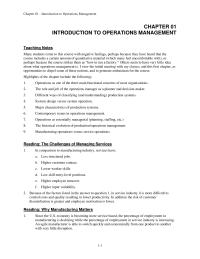 Management Chapter 1 Homework Many students come to this course with negative feelings, perhaps because they have heard that the course includes a certain amount of quantitative material&nbsp;