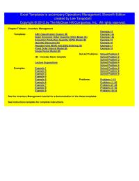 Management Chapter 13 Homework Go back through in more detail, covering low-level coding, lot-for-lot ordering, and working through a product-tree and developing a material requirements plan
