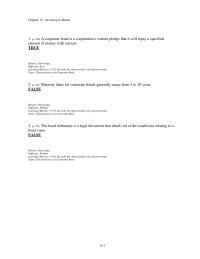 Finance Chapter 15 1 A convertible bond is a bond that can be exchanged, at the owner’s option, for a specified number of shares of the corporation’s common stock