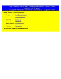 Management Chapter 14 Homework Cross train workers so they can help when bottlenecks occur or other workers are absent. Train workers to handle equipment adjustments and minor repairs