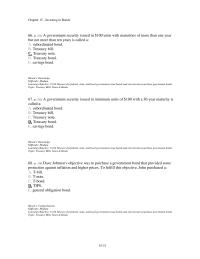 Finance Chapter 15 2 Dave Johnson’s objective was to purchase a government bond that provided some protection against inflation and higher prices. To fulfill this objective