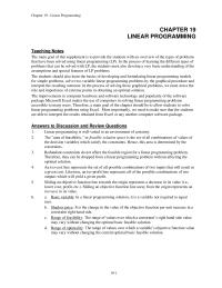 Management Chapter 19 Homework To determine if the changes are within the range for multiple changes, we first compute the ratio of the amount of each change to the end of the range in the same direction