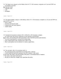 Management Chapter 3 2 &nbsp;If the loss ratio on a line of insurance is 70 percent and loss adjustment expenses are 33 percent, then the line is profitable before dividends if the ratio of