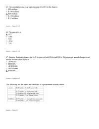 Management Chapter 8 2 Which theory of term structure states that long-term rates are equal to the geometric average of current and expected short-term rates plus a risk premium that increases with the maturity of the security