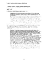 Economics Chapter 7 Homework Why do national income accountants compare the market&nbsp;