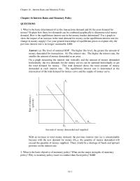 Economics Chapter 16 Homework What is the basic objective of monetary policy?&nbsp;