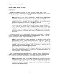 Economics Chapter 14 Homework Explain why economic rent is a surplus payment when viewed by the economy as a whole but a cost of production from the standpoint of individual firms and industries
