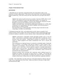 Economics Chapter 23 Homework Quantitatively, how important is international trade to the United States relative to the importance of trade to other nations