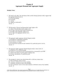 Economics Chapter 8 1 The interest rate effect, the real balance effect and the foreign purchases effect suggests that the aggregate demand curve is
