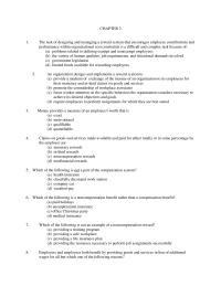 Human Resources Chapter 2 1 The Task Designing And Managing Reward System That Encourages Employee Contributions