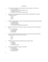Human Resources Chapter 15 1 All But Which One The Following Are Major Reasons For Employee