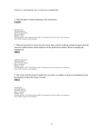 Finance Chapter 3 1 The Code of Professional Conduct does not allow an auditor to disclose confidential client information without the client’s consent.