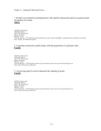 Finance Chapter 11 1 Product costs should be matched directly with specific transactions and are recognized upon recognition of revenue