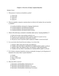 Chapter 1 1 Full Inclusion All The Time Parents Involvement Due Process Availability Continuum Services