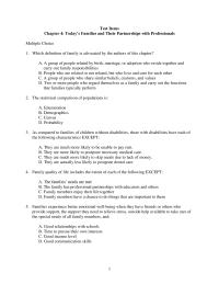 Chapter 4 1 Explain That Sallys School Success And Family Quality Life Will Improve They
