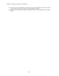 Economics Chapter 7 2 Explain the circumstances under which a firm might encounter a rather extended range of output over which long-run average costs are relatively constant