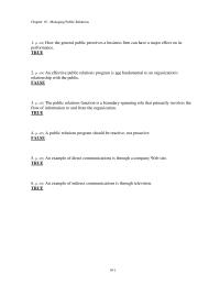 Human Resources Chapter 19 1 The public relations function is a boundary-spanning role that primarily involves the flow of information to and from the organization