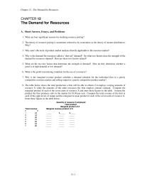 Economics Chapter 12 1 The theory of resource pricing is sometimes referred to by economists as the theory of income distribution.&nbsp; Why