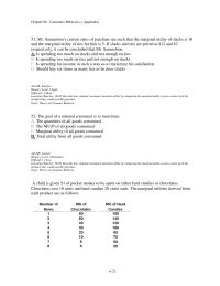Economics Chapter 6d 2 A down sloping demand curve can be derived for a normal product by increasing its price in the consumer-behavior model and noting