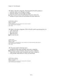 Economics Chapter 10d 3 Comparing a pure monopoly and a purely competitive firm with identical costs, we would find in long-run equilibrium that the pure