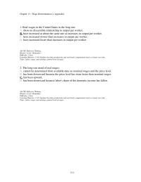 Economics Chapter 13d 1 Over the long run, real earnings per worker can increase only at about the same rate as the economy’s rate of growth of