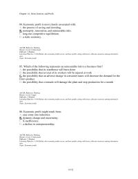 Economics Chapter 14d 3 Currently capitalist income, that is, corporate profits, interest, and rent, accounts for about what percentage of the income paid to American resource suppliers
