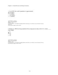 Economics Chapter 15d 1 Whose An Essay on the Principle of Population argued that human living standards could only temporarily rise above subsistence