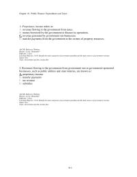 Economics Chapter 16d 1 Revenues flowing to the government from government-run or government-sponsored businesses, such as public utilities and state lotteries, are known as