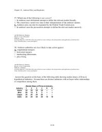 Economics Chapter 18d 2 The view that the antitrust laws should be enforced relatively leniently because of the tendency for monopoly power to erode over time is known as the
