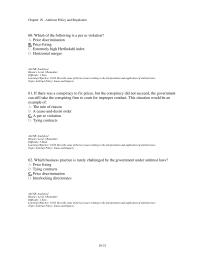 Economics Chapter 18d 2 If there was a conspiracy to fix prices, but the conspiracy did not succeed, the government can still take the conspiring firm to court for improper conduct