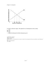 Economics Chapter 22d 3 Other things equal, the greater the degree of complementarity between potential immigrants and native-born workers