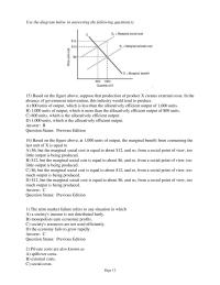 Economics Chapter 9 2 Suppose that coal mining creates external costs. Then, in the absence of government intervention, it is likely that&nbsp;