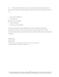 Human Resources Chapter 1 3 Which of the following views on employment reflects the ethical principles embodied in the U.S. Constitution and Bill of Rights