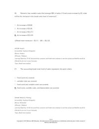 Finance Chapter 10 2 What effect will a reduction in the cost of capital have on the accounting break-even level of revenues