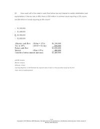 Finance Chapter 13 2 An increase in which one of the following is most apt to decrease the WACC of a firm that has both debt and equity in its capital structure