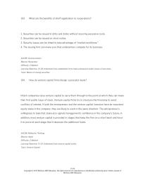 Finance Chapter 15 4 What are some of the significant issues that arise when established firms make a general cash offer or a private placement of securities