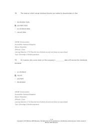 Finance Chapter 17 3 Which one of the following statements is correct about investors in Ajax Industries, which has just announced a three-for-one stock split