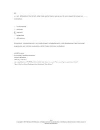Human Resources Chapter 6 3 Which of these refer(s) to the learning plans and problem-solving approaches used to achieve successful performance