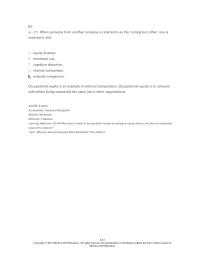 Human Resources Chapter 6 4&nbsp;Which of the following is/are the motivating force(s) with the strongest performance effect