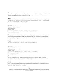 Human Resources Chapter 7 1 An organization’s reputation reflects the prominence of its brand in the minds of the public and the perceived quality of its goods and services