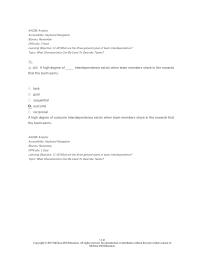 Human Resources Chapter 11 3 Which of the following roles refers to behaviors that influence the quality of the team’s social climate rather than work