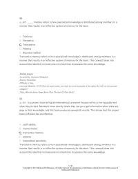 Human Resources Chapter 12 4 Which of the following refer(s) to the degree to which teams are capable of remaining together as ongoing entities