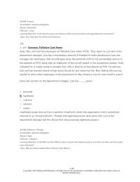 Human Resources Chapter 13 5 Which influence tactic could Shirley, who is the most experienced in the team, have used to convince the others of her choice