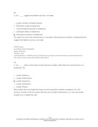Human Resources Chapter 14 2 Which of the following decision-making styles is characterized by the highest level of leader control