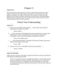 Chapter 11 Chapter 11 In which of the program paradigms does the parent play a more active role in the assessment and planning processes