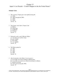 Economics Chapter 15 1&nbsp;Using an aggregate supply-aggregate demand model, the shock associated with the bursting of the stock and real-estate bursting of the stock and real-estate