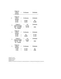Accounting Chapter 1 5 A company reports investing cash flows of -$1,400, financing cash flows of $900, and a change in total cash of $200