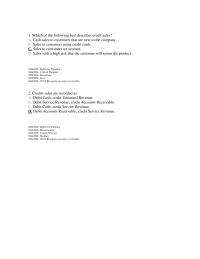 Accounting Chapter 5 1 Under the direct write-off method, what adjustment is made at the end of the year to account for possible future bad debts